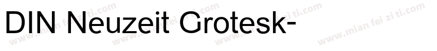 DIN Neuzeit Grotesk字体转换